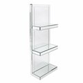 Howard Elliott Mirrored shelf With 3 shelves 99138